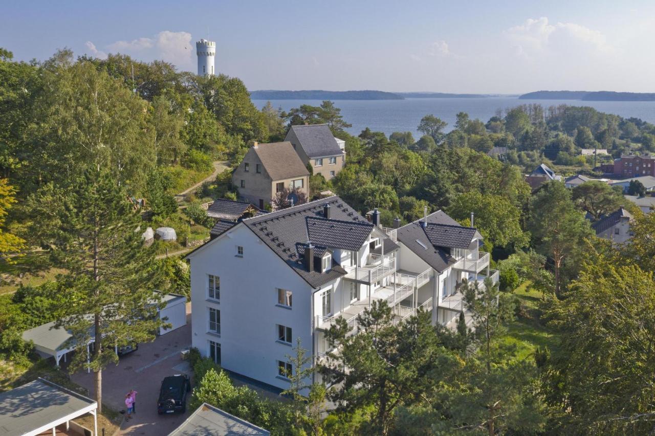 Moderne Ferienwohnung Mit Balkon, Meerblick - Ferienresidenz Zwei Boddenfewo 1-5 Lietzow エクステリア 写真